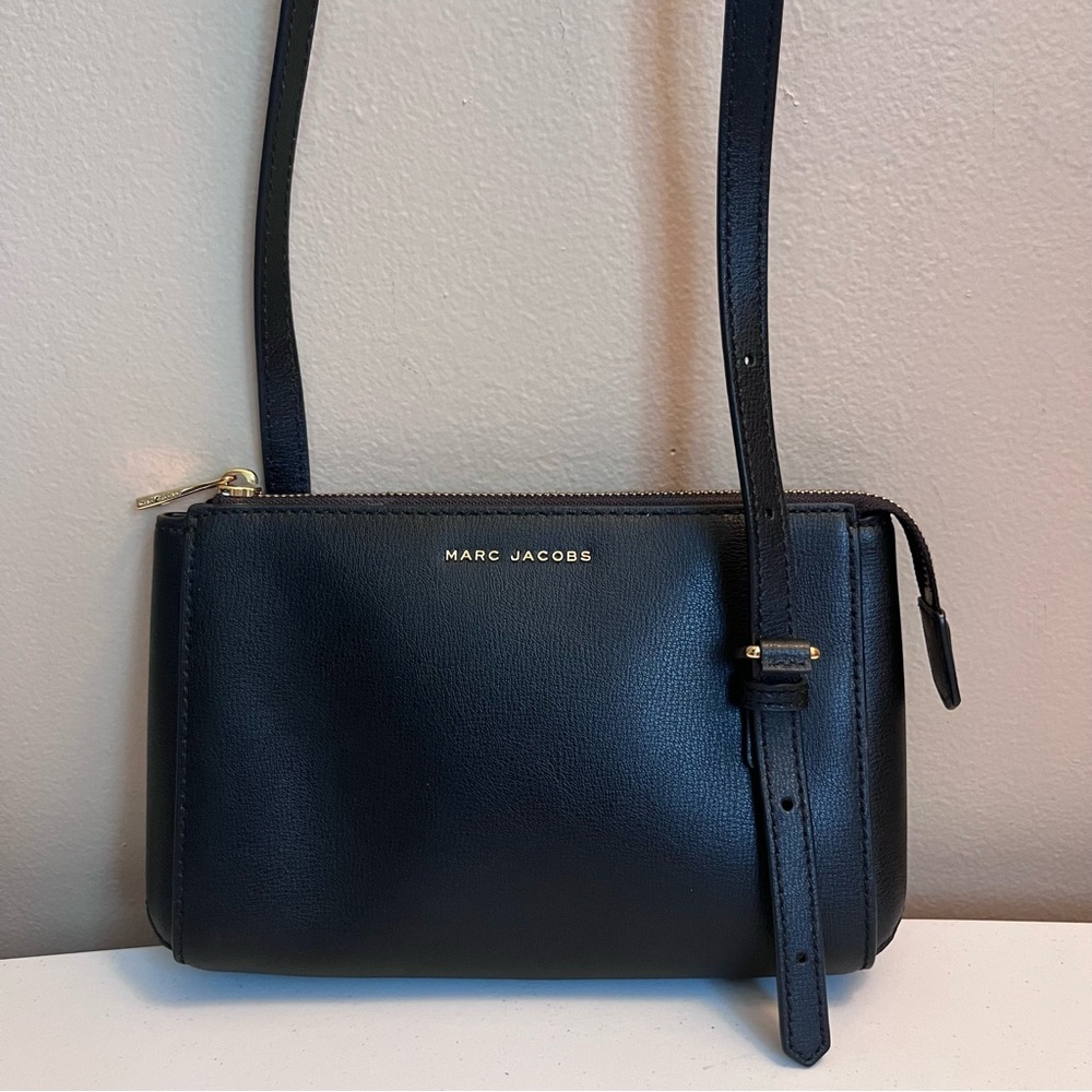 Marc Jacobs Mini Commuter Coated Leather Crossbody Bag